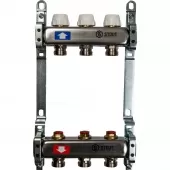 Коллектор Stout на 3 выхода из нержавеющей стали без расходомеров - SMS 0922 000003