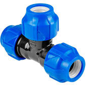 Тройник Valfex 25 для ПНД труб компрессионный Тройник Valfex 25 для ПНД труб компрессионный