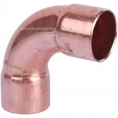 Отвод 90° 22 ВП-ВП Sanha 5002aE, для медных труб под пайку 15002A22E