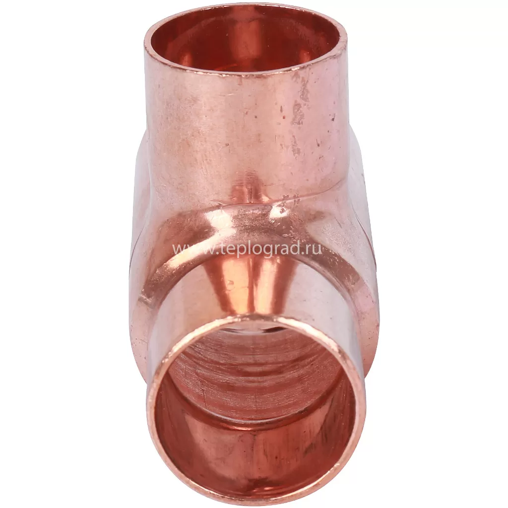 Тройник 28x22x22 ВП Sanha 5130, для медных труб под пайку 15130282222