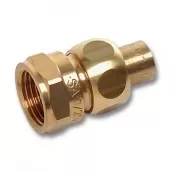 Сгон 15x3/4 ВП-ВР Sanha 4330g с плоским уплотнением, бронза 143301534