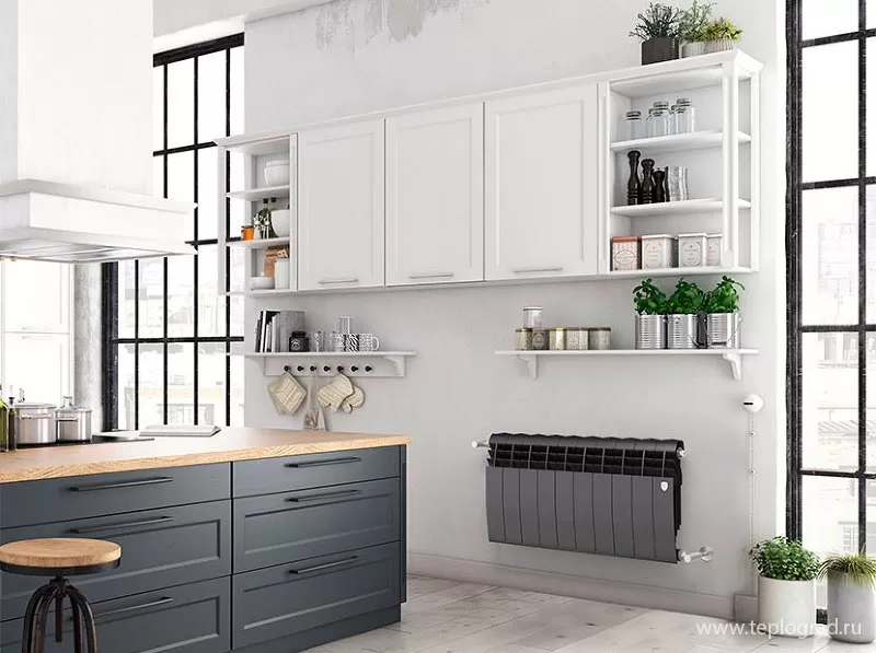 Биметаллический радиатор Royal Thermo BiLiner 500 Noir Sable 12 секций