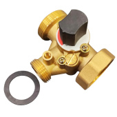 Трехходовой смеситель TIM для групп быстрого монтажа MK, левый