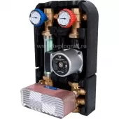 Насосная группа Stout с теплообменником 34 пластины с насосом Grundfos UPSO 25-65