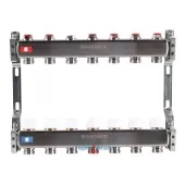 Коллектор из нержавеющей стали Rommer без расходомеров 7 выходов