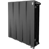 Биметаллический радиатор Royal Thermo PianoForte 500 Noir Sable VDR80 8 секций с нижним подключением