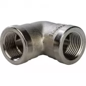 Угольник 3/8 ВВ никелированный Stout