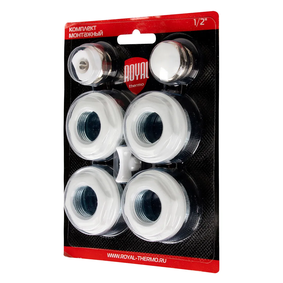 Набор присоединительный Royal Thermo 1/2 белый RT1/2W