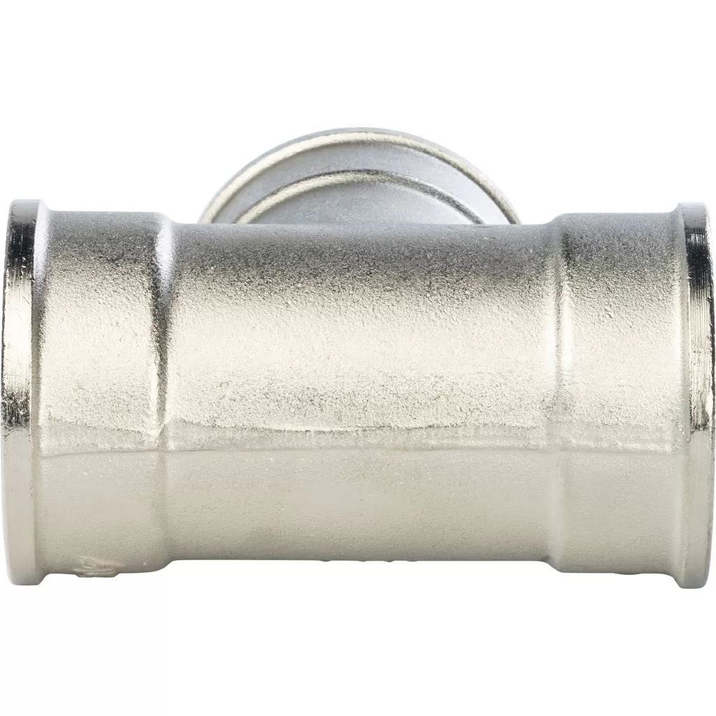 Тройник 1 1/4 ВВ никелированный Stout