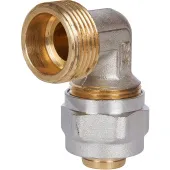Угольник с наружной резьбой винтовой Stout 3/4x20