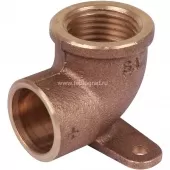 Настенная водорозетка 18x1/2 Sanha 4472g, бронза 144721812