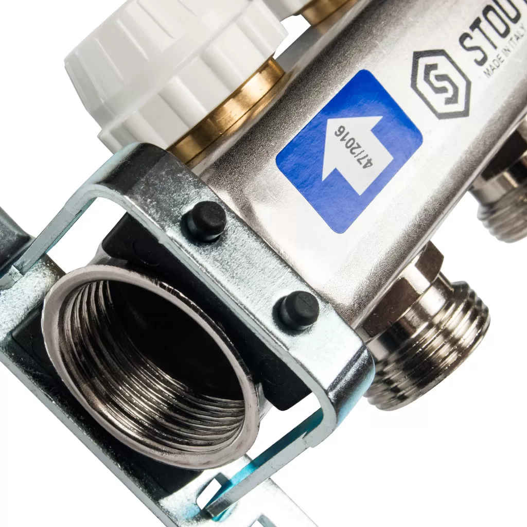 Коллектор Stout на 2 выхода из нержавеющей стали с расходомерами - SMS 0917 000002 Коллектор Stout на 2 выхода из нержавеющей стали с расходомерами - SMS 0917 000002