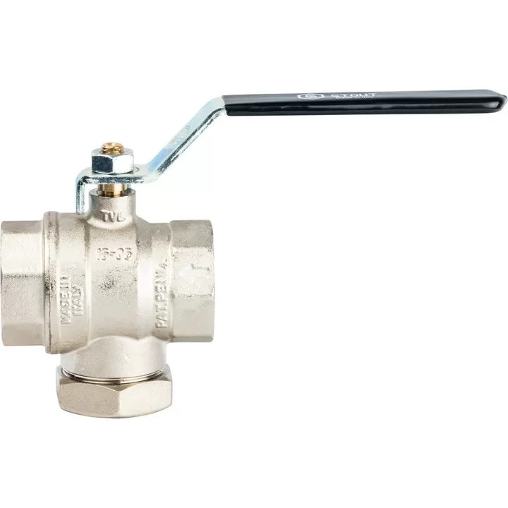 Шаровой кран Stout с фильтром ВР-ВР 1 1/4, ручка рычаг Шаровой кран Stout с фильтром ВР-ВР 1 1/4, ручка рычаг