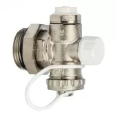 Регулируемый концевой фитинг Stout с дренажным вентилем и ручным воздухоотводчиком 1