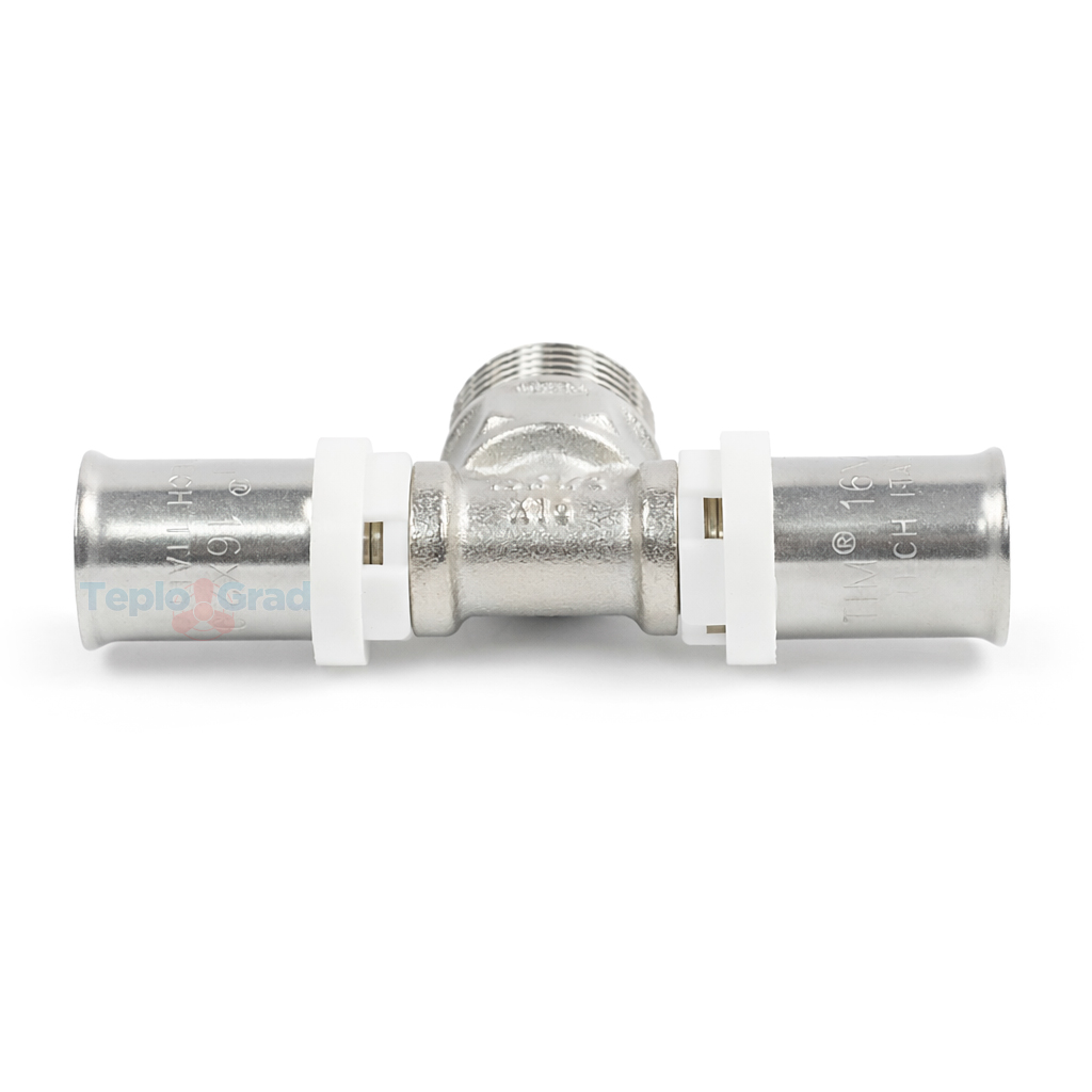 Пресс тройник TIM НР 16x1/2x16