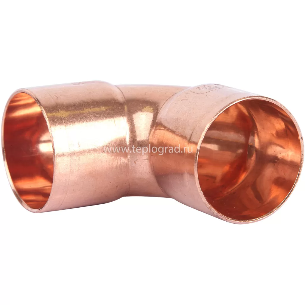 Угол 90° 35 ВП-ВП Sanha 5090, для медных труб под пайку 1509035