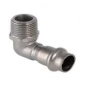 Пресс-угольник НР 15x1/2 TIM из нержавеющей стали