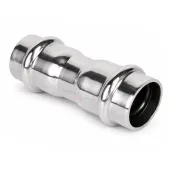 Пресс-муфта двухраструбная 28x22 TIM из нержавеющей стали