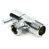 Кран шаровой угловой TIM BL5825 для бытовой техники 1/2x1/2