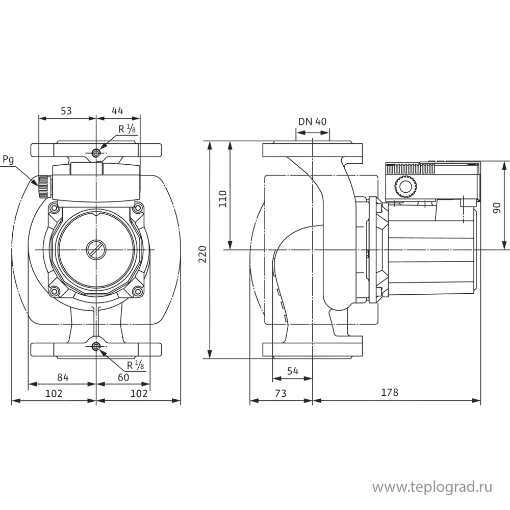 Циркуляционный насос Wilo TOP-S 40/4 DM PN6/10 3x400 Циркуляционный насос Wilo TOP-S 40/4 DM PN6/10 3x400