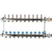 Коллектор РЕХАУ HKV-D на 10 контуров с расходомерами Коллектор РЕХАУ HKV-D на 10 контуров с расходомерами