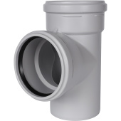 Тройник канализационный Stout 110x110/87° бесшумный