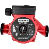Циркуляционный насос Rommer RATE 25/80-180 Циркуляционный насос Rommer RATE 25/80-180
