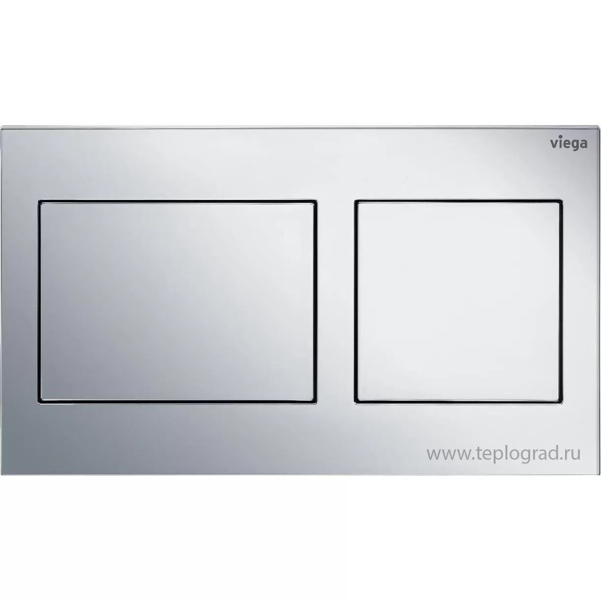 Кнопка смыва Viega Prevista Visign for Style 21 8611.1 для смывных бачков, пластик хром