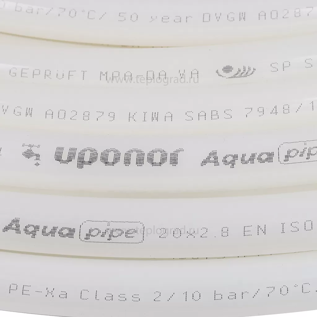 Труба белая Uponor Aqua Pipe 20x2,8 PN10 бухта 50 м Труба белая Uponor Aqua Pipe 20x2,8 PN10 бухта 50 м