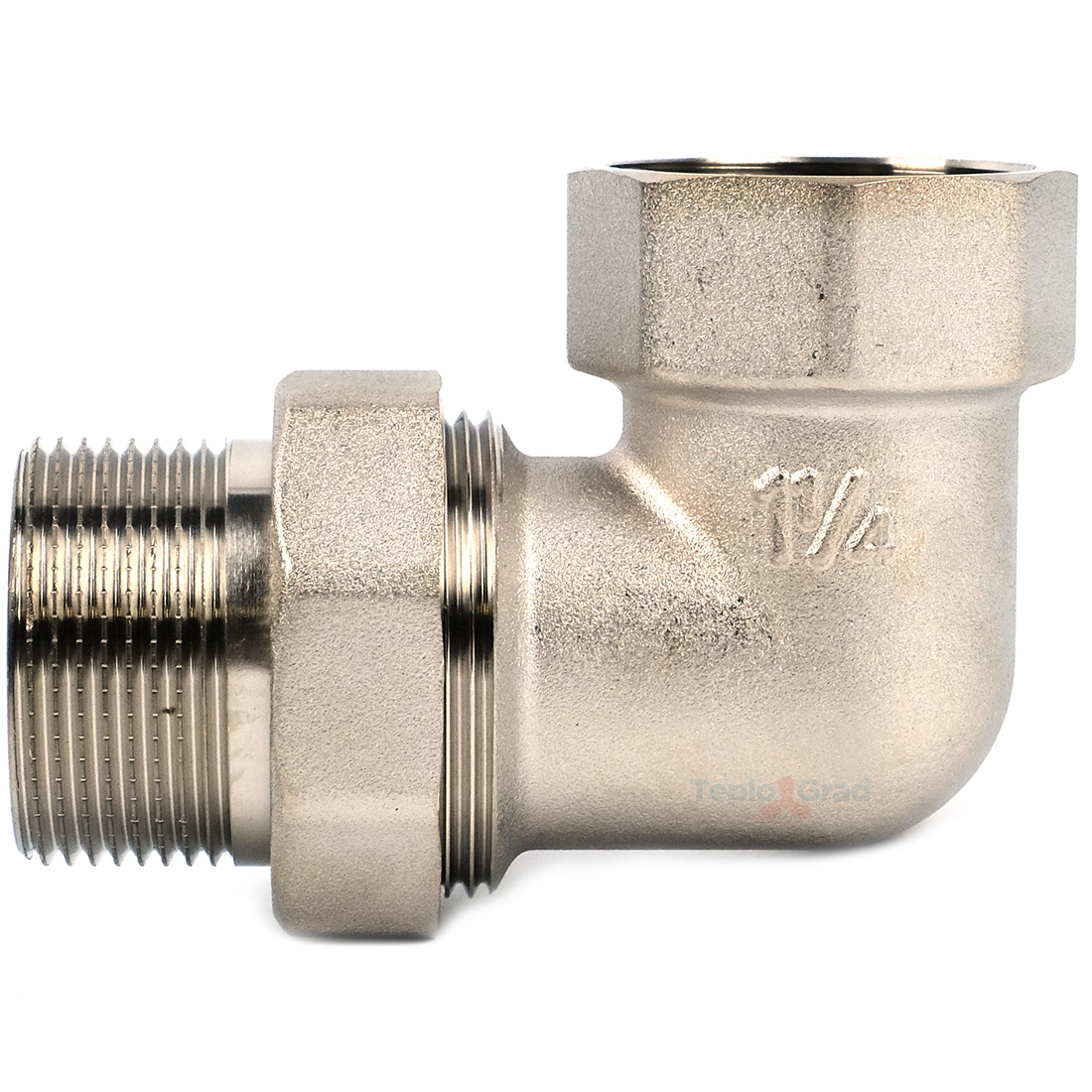 Разъемное угловое соединение (американка) Zeissler ВН 1 1/4