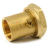 Соединение с накидной гайкой TIM ВВ 1 1/2x1 со встроенным шаровым краном