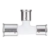 Пресс тройник Henco 32x26x26 белый