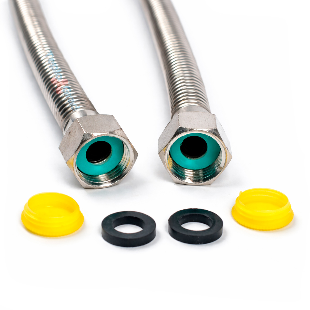 Шланг для газа сильфонного вида 3/4" гайка/гайка - 80 см