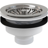 Донный клапан AlcaPlast A37 6/4 с нержавеющей решеткой Ø115