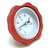Термометр осевой Zeissler красный NG-01R для насосных групп