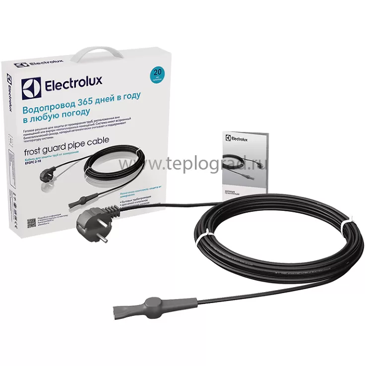 Кабель для обогрева трубопроводов Electrolux EFGPC 2-18-4 (комплект) Кабель для обогрева трубопроводов Electrolux EFGPC 2-18-4 (комплект)