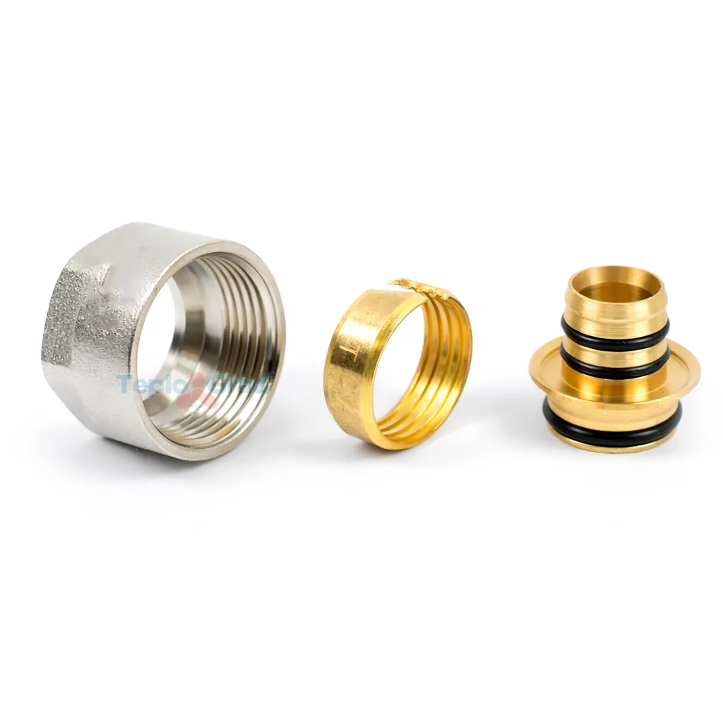 Резьбозажимное соединение TIM 20х2.8 - G 3/4" коллекторное для труб