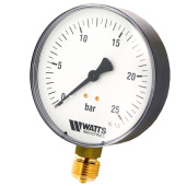 Манометр радиальный Watts F+R200 корпус 100 мм, 0-25 бар, подключение 1/2