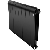 Биметаллический радиатор Royal Thermo Infinity 500 Noir Sable VR80 8 секций с нижним подключением