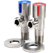 Кран угловой TIM 1/2x1/2 НР нержавеющая сталь (пара) Кран угловой TIM 1/2x1/2 НР нержавеющая сталь (пара)