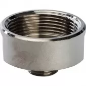 Муфта переходная 1 1/2x1/2 ВН никелированная Stout