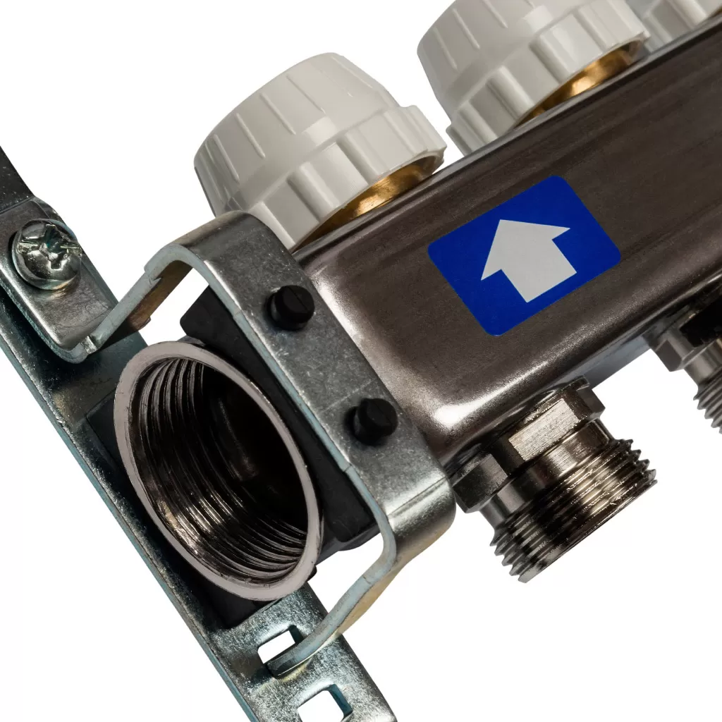 Коллектор Stout на 3 выхода из нержавеющей стали без расходомеров - SMS 0922 000003