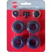 Набор присоединительный Royal Thermo 3/4 черный RT03.1-1