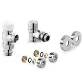 Набор термостатический для радиатора осевой Royal Thermo Design Pro 15 М30х1,5 (хром)