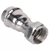 Пресс-соединитель с накидной гайкой 22x1/2 TIM из нержавеющей стали