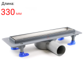 Душевой лоток Valfex 330 мм с решеткой под кладку плитки