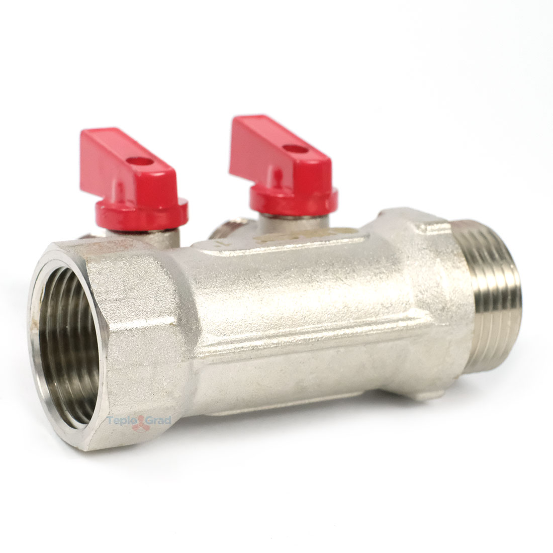 Коллектор Valfex с шаровыми кранами 1x1/2 на 2 выхода