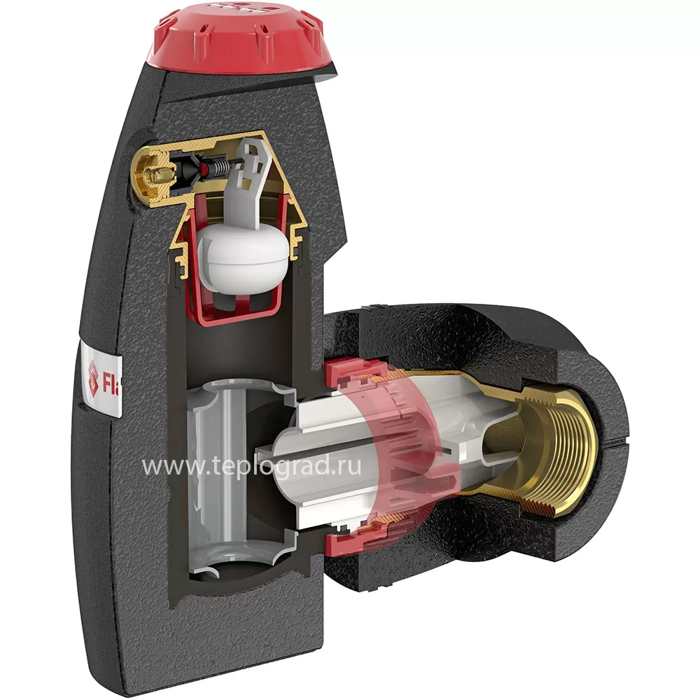 Сепаратор воздуха Flamco XStream Vent 1 1/2 F