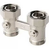 Узел нижнего подключения радиатора для двухтрубной системы Stout прямой 3/4 Узел нижнего подключения радиатора для двухтрубной системы Stout прямой 3/4