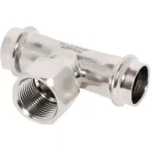 Тройник ВР 28х1/2 Rommer из нержавеющей стали прессовой